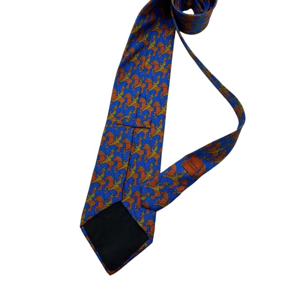 NAZARENO GABRIELLI Blue Knight Silk LUXURY Tie ITALY - Picture 2 of 6